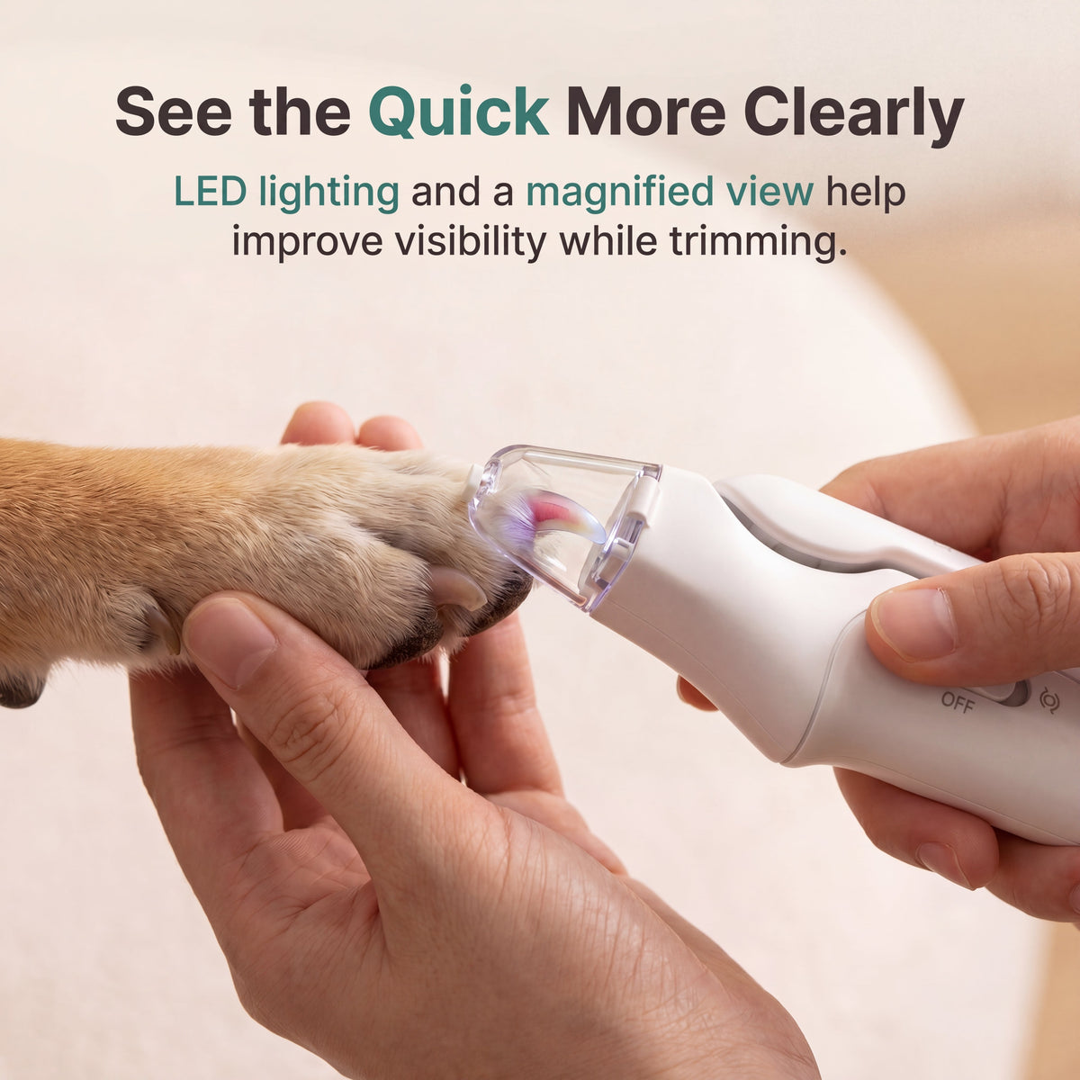 Pawlific Lab QuickScan Pro™ See The Quick. Before You Cut.
